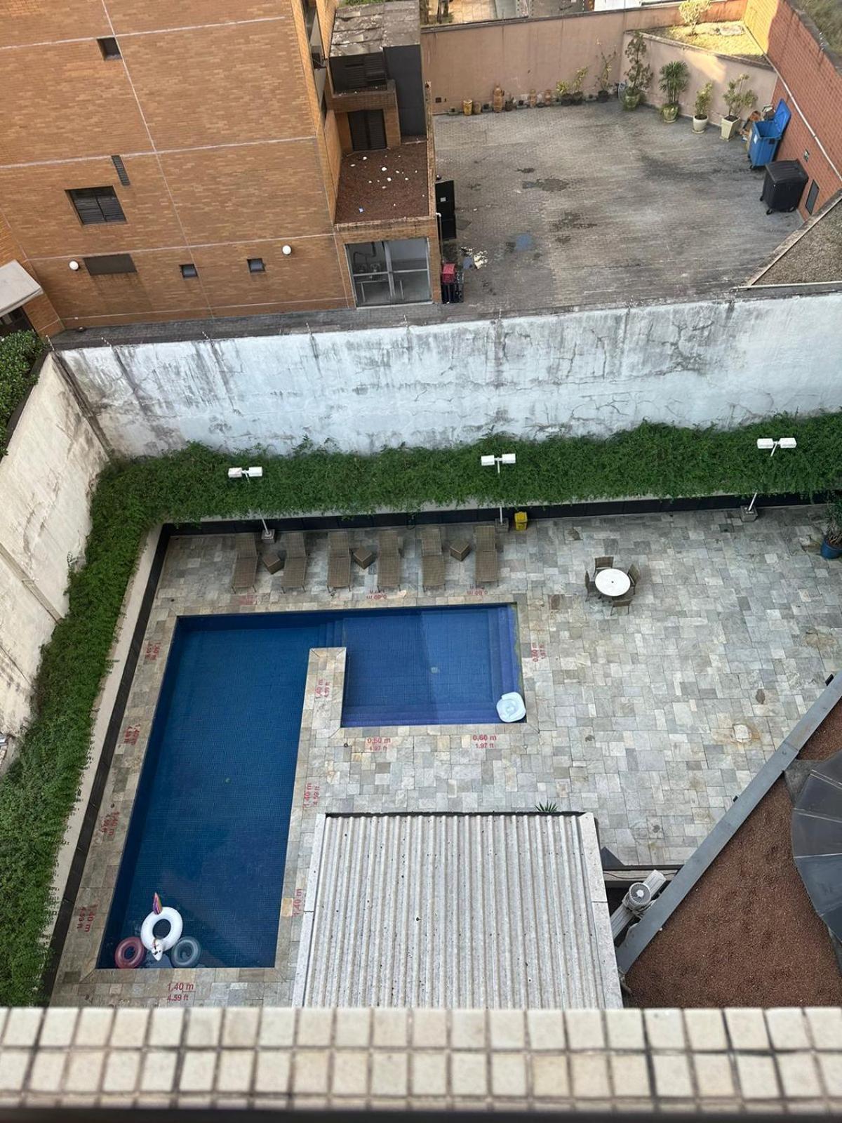 Apart Com Sacada E Piscina Sao Paulo Exterior foto